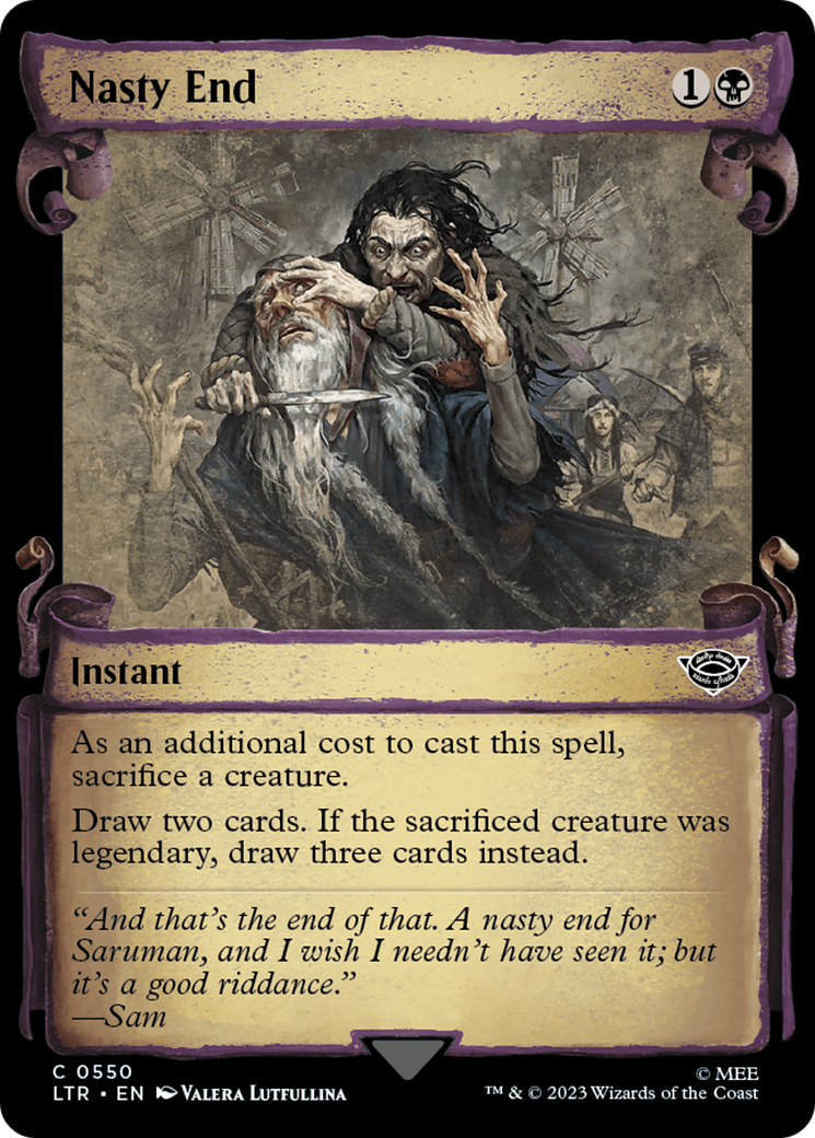 Nasty End [The Lord of the Rings: Tales of Middle-Earth Showcase Scrolls] | Boutique FDB TCG