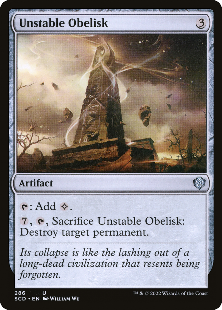 Unstable Obelisk [Starter Commander Decks] | Boutique FDB TCG