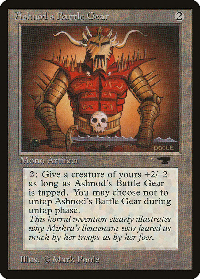 Ashnod's Battle Gear [Antiquities] | Boutique FDB TCG