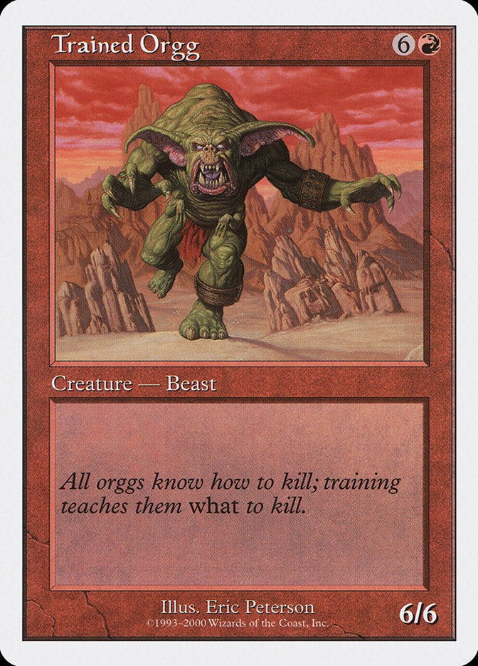 Trained Orgg [Starter 2000] | Boutique FDB TCG