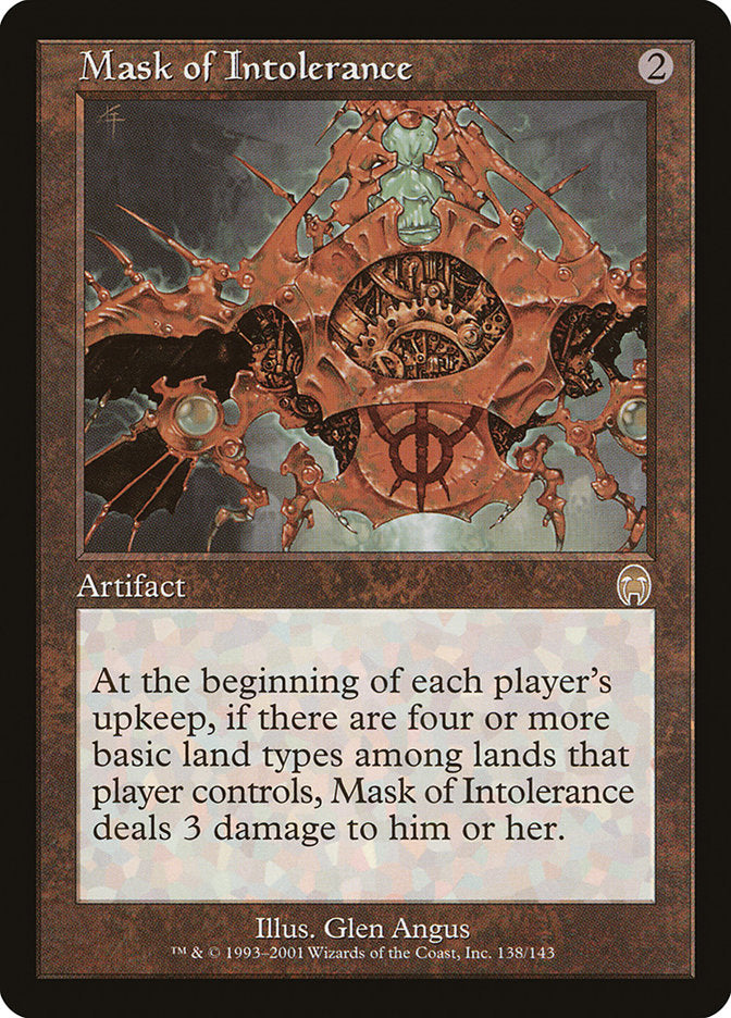 Mask of Intolerance [Apocalypse] | Boutique FDB TCG