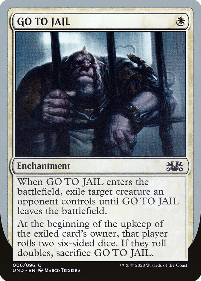 GO TO JAIL [Unsanctioned] | Boutique FDB TCG
