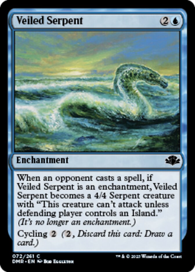 Veiled Serpent [Dominaria Remastered] | Boutique FDB TCG