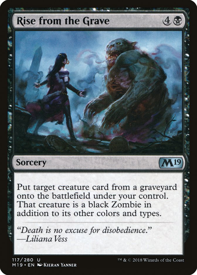 Rise from the Grave [Core Set 2019] | Boutique FDB TCG
