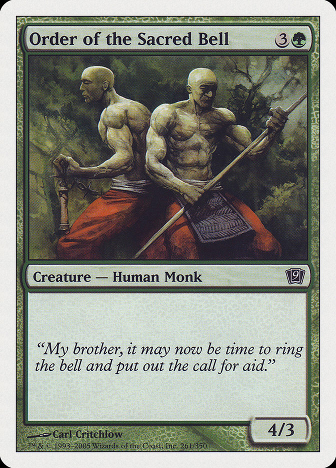 Order of the Sacred Bell [Ninth Edition] | Boutique FDB TCG