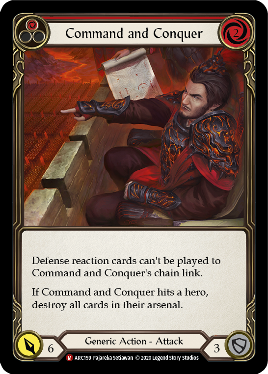 Command and Conquer [U-ARC159] (Arcane Rising Unlimited)  Unlimited Normal | Boutique FDB TCG