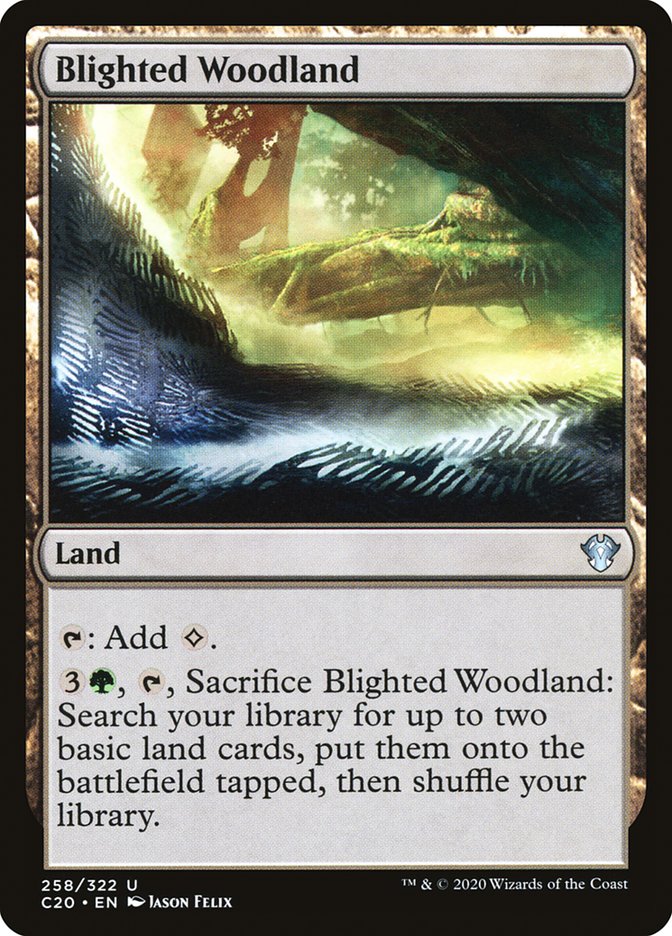 Blighted Woodland [Commander 2020] | Boutique FDB TCG