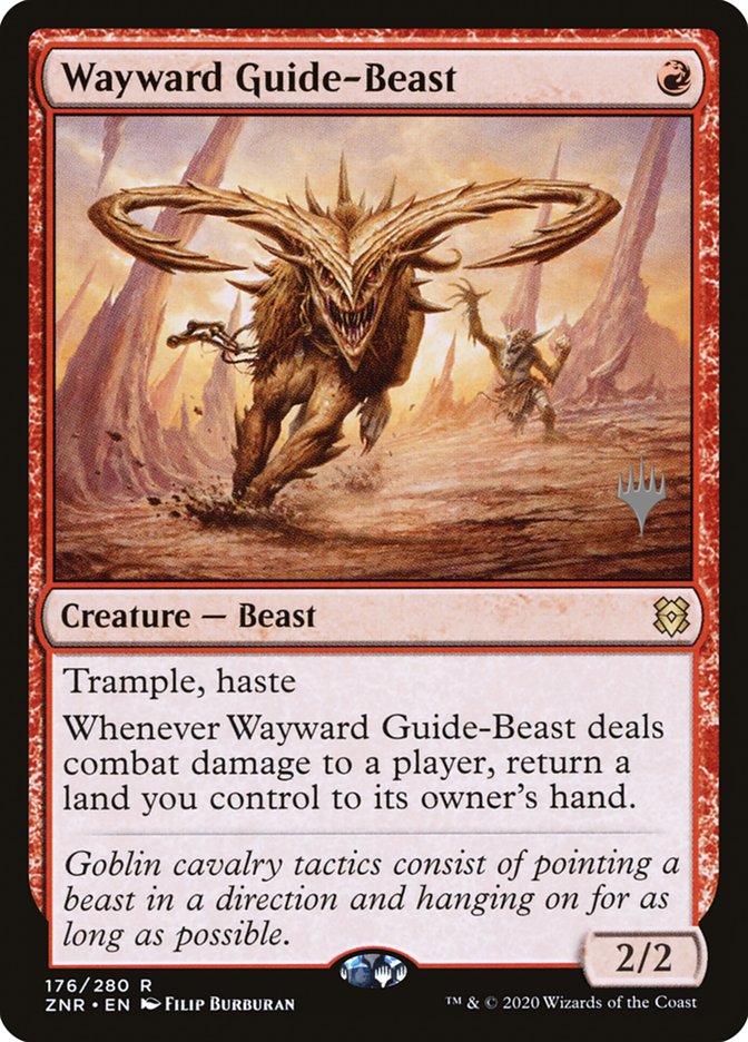 Wayward Guide-Beast (Promo Pack) [Zendikar Rising Promos] | Boutique FDB TCG