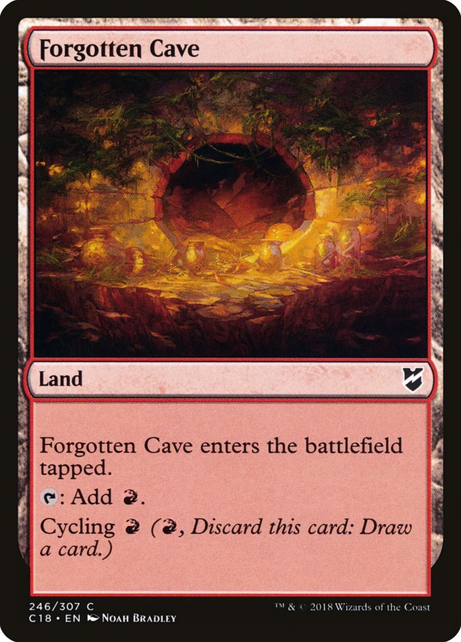 Forgotten Cave [Commander 2018] | Boutique FDB TCG