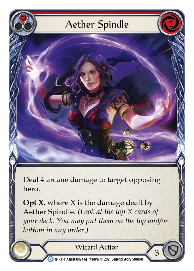 Aether Spindle (Red) [1HP314] (History Pack 1) | Boutique FDB TCG