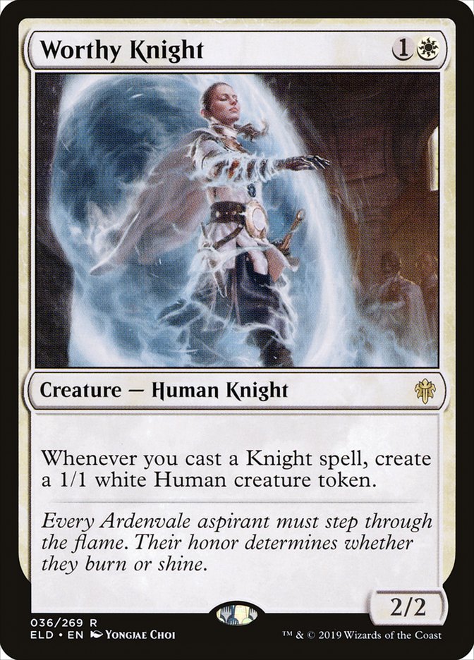 Worthy Knight [Throne of Eldraine] | Boutique FDB TCG