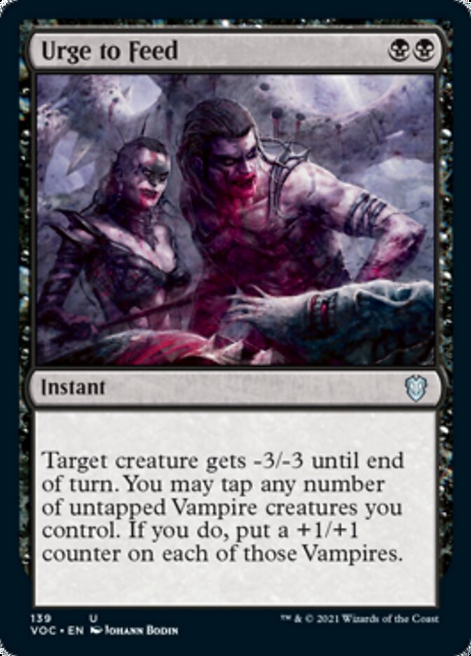 Urge to Feed [Innistrad: Crimson Vow Commander] | Boutique FDB TCG