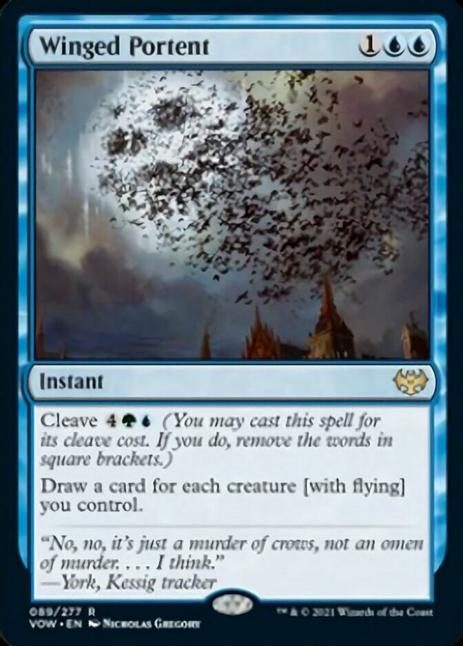 Winged Portent [Innistrad: Crimson Vow] | Boutique FDB TCG