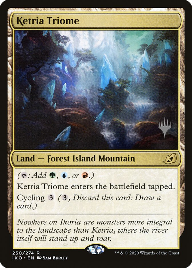 Ketria Triome (Promo Pack) [Ikoria: Lair of Behemoths Promos] | Boutique FDB TCG