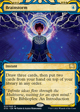 Brainstorm (Foil Etched) [Strixhaven: School of Mages Mystical Archive] | Boutique FDB TCG