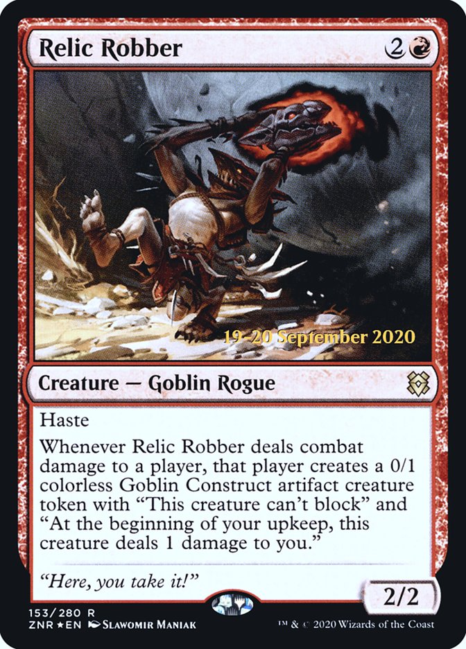 Relic Robber [Zendikar Rising Prerelease Promos] | Boutique FDB TCG