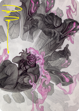 Rise of Extus Art Card (Gold-Stamped Signature) [Strixhaven: School of Mages Art Series] | Boutique FDB TCG
