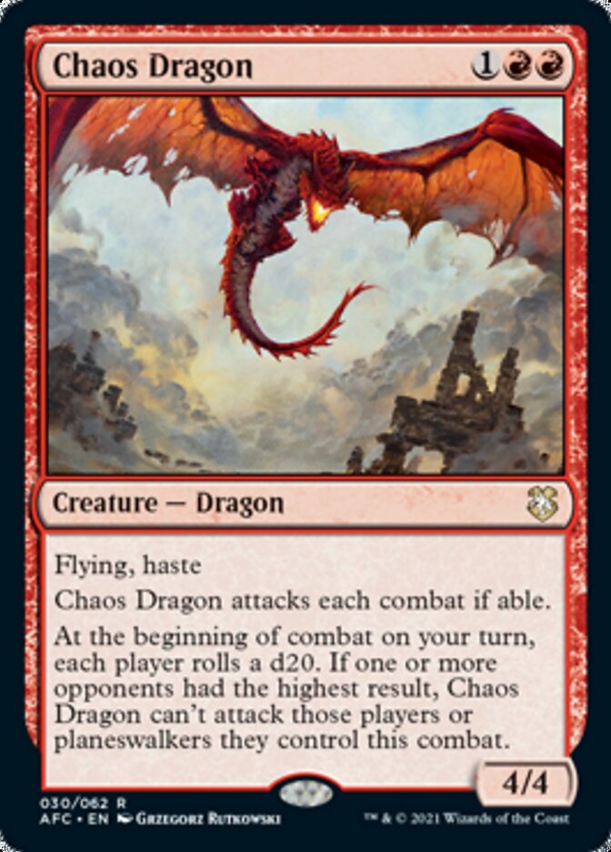 Chaos Dragon [Dungeons & Dragons: Adventures in the Forgotten Realms Commander] | Boutique FDB TCG