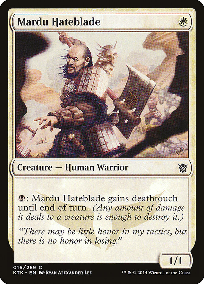 Mardu Hateblade [Khans of Tarkir] | Boutique FDB TCG