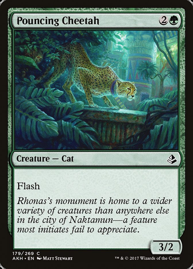 Pouncing Cheetah [Amonkhet] | Boutique FDB TCG