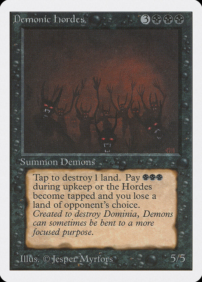 Demonic Hordes [Unlimited Edition] | Boutique FDB TCG