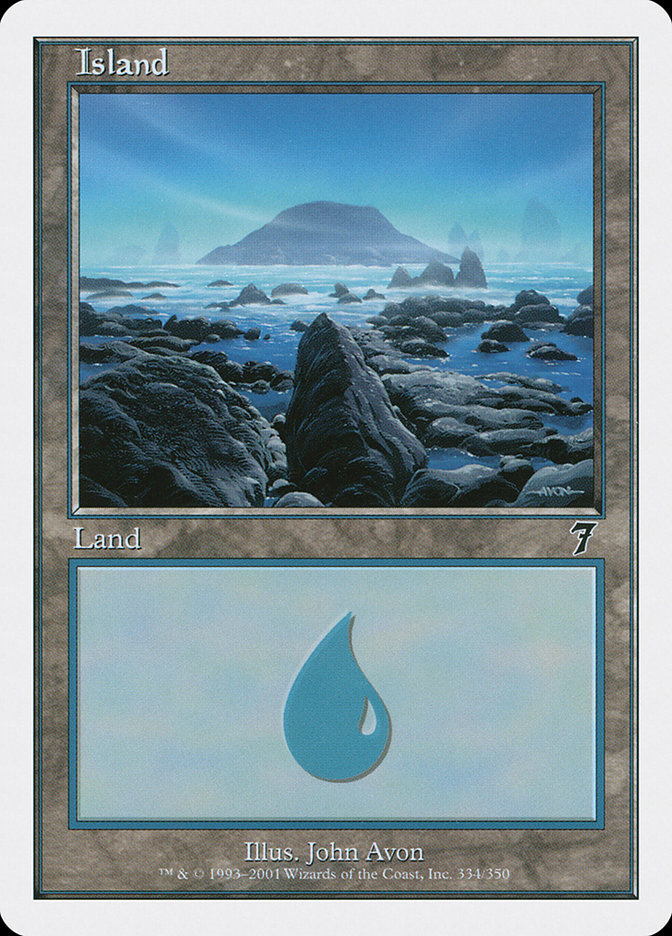 Island (334) [Seventh Edition] | Boutique FDB TCG