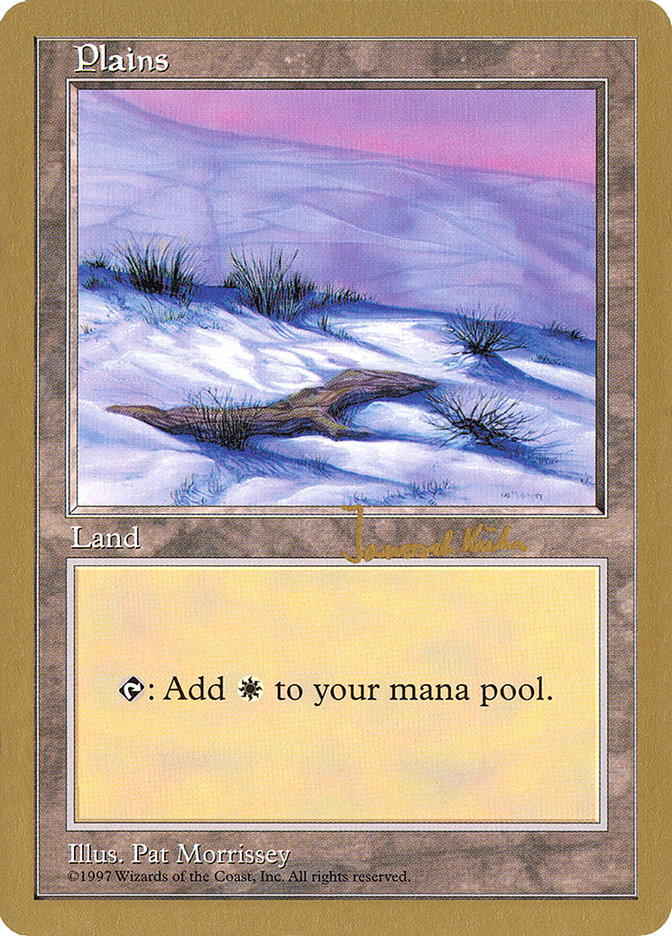 Plains (jk430) (Janosch Kuhn) [World Championship Decks 1997] | Boutique FDB TCG