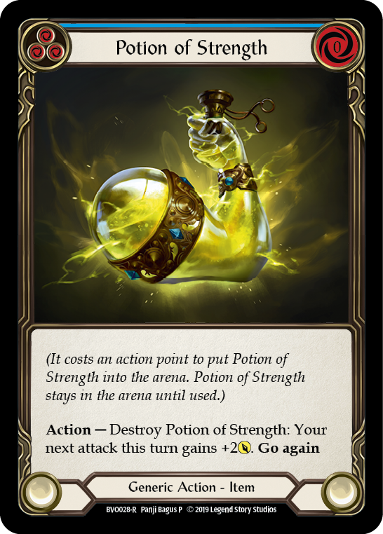 Potion of Strength [BVO028-R] (Bravo Hero Deck)  1st Edition Normal | Boutique FDB TCG