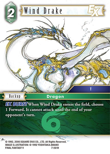 Wind Drake EX [Opus VII] | Boutique FDB TCG