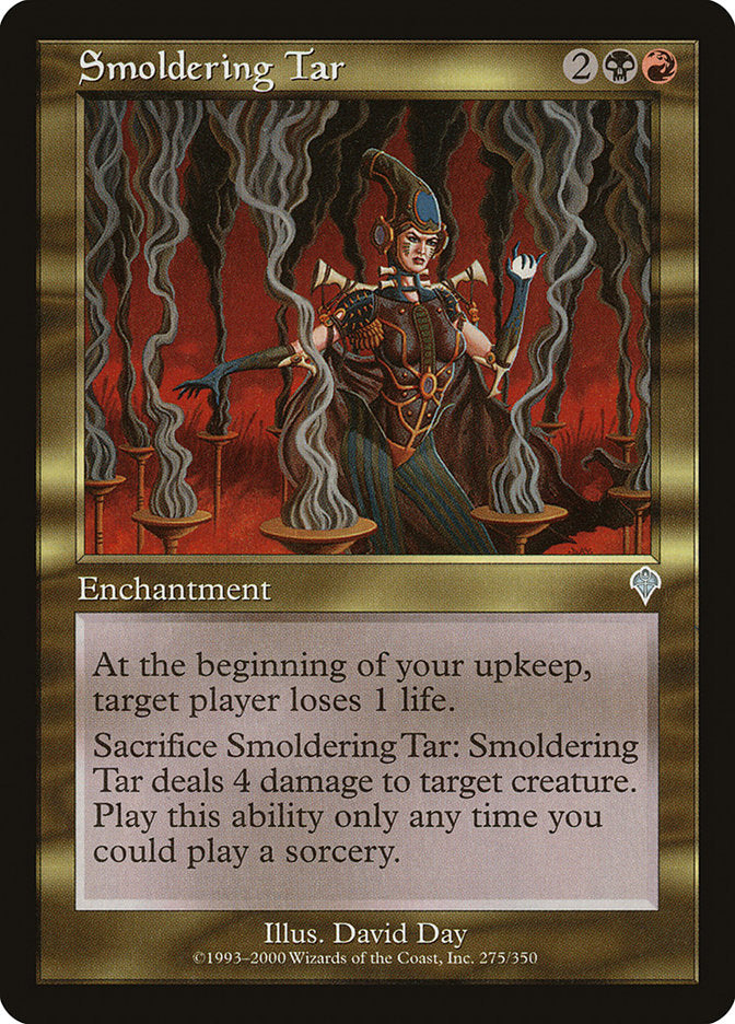 Smoldering Tar [Invasion] | Boutique FDB TCG