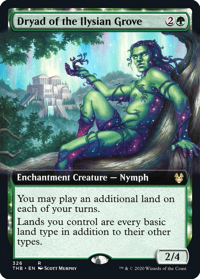 Dryad of the Ilysian Grove (Extended Art) [Theros Beyond Death] | Boutique FDB TCG