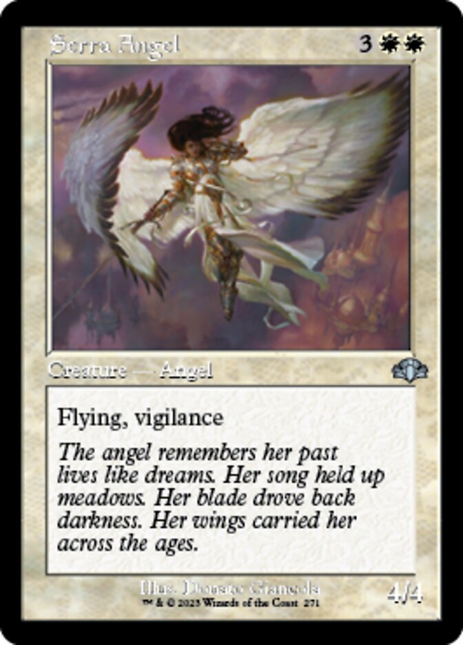 Serra Angel (Retro) [Dominaria Remastered] | Boutique FDB TCG