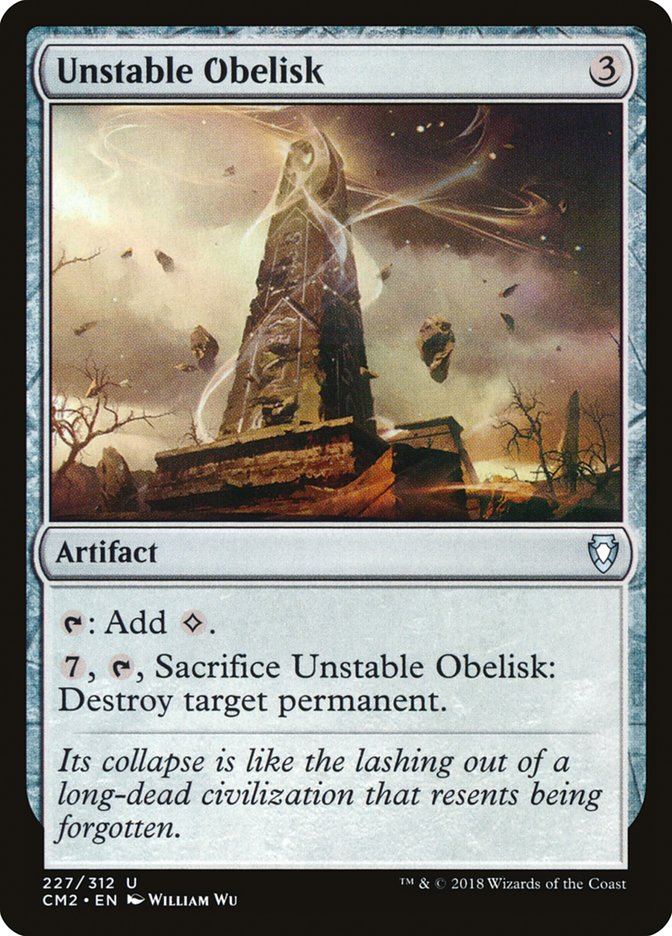Unstable Obelisk [Commander Anthology Volume II] | Boutique FDB TCG