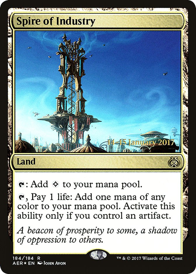 Spire of Industry [Aether Revolt Prerelease Promos] | Boutique FDB TCG