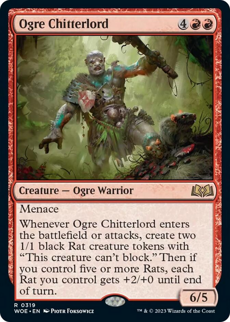 Ogre Chitterlord [Wilds of Eldraine] | Boutique FDB TCG