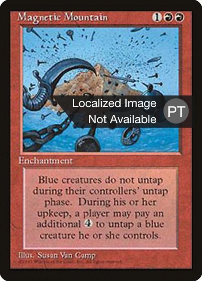 Magnetic Mountain [Fourth Edition (Foreign Black Border)] | Boutique FDB TCG