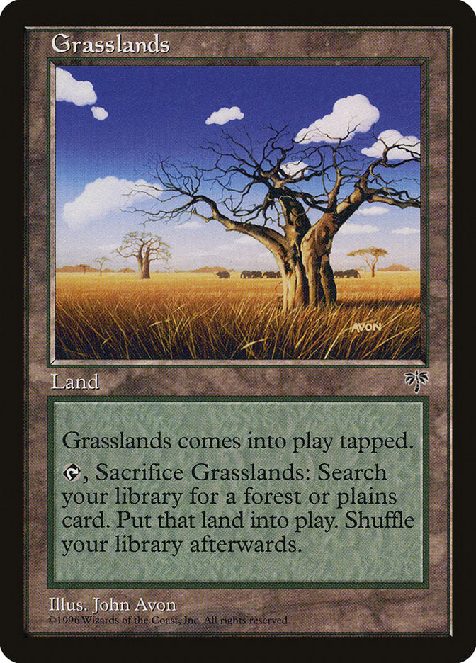 Grasslands [Mirage] | Boutique FDB TCG