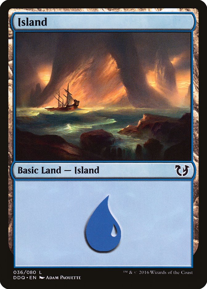 Island (36) [Duel Decks: Blessed vs. Cursed] | Boutique FDB TCG