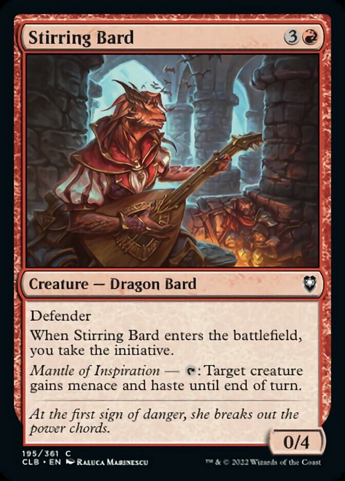 Stirring Bard [Commander Legends: Battle for Baldur's Gate] | Boutique FDB TCG