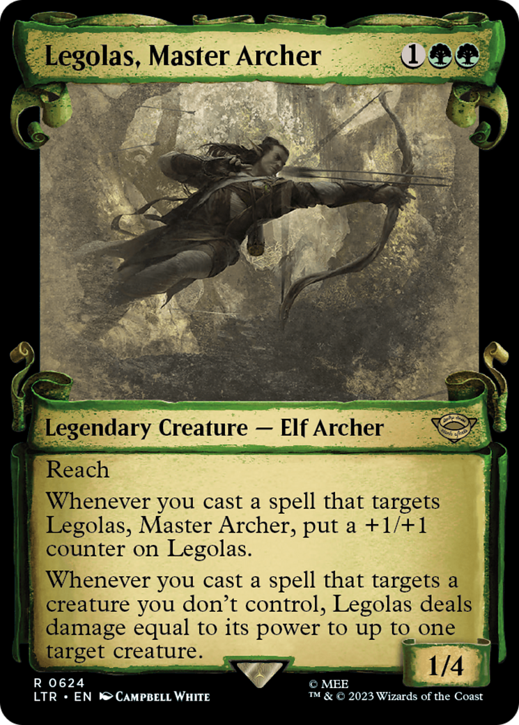Legolas, Master Archer [The Lord of the Rings: Tales of Middle-Earth Showcase Scrolls] | Boutique FDB TCG