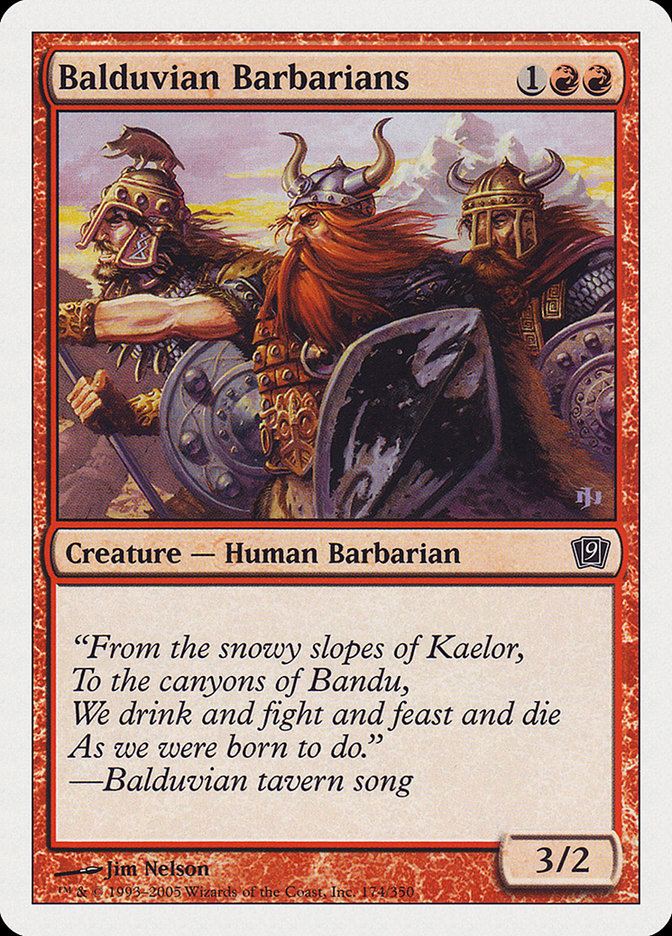 Balduvian Barbarians [Ninth Edition] | Boutique FDB TCG