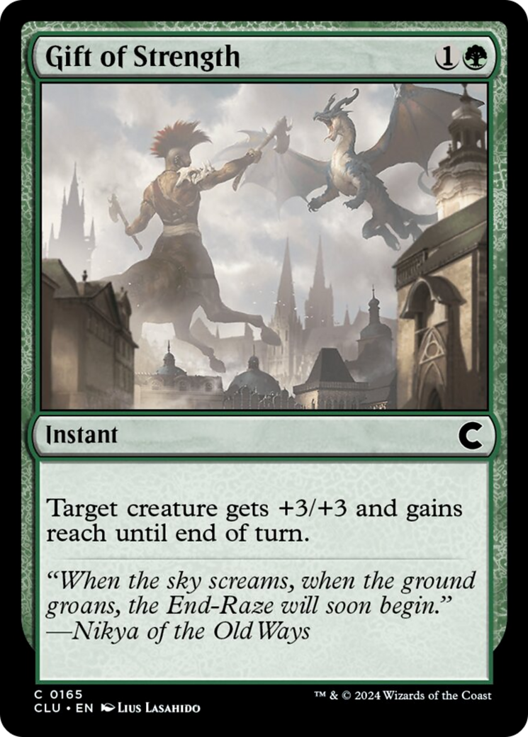 Gift of Strength [Ravnica: Clue Edition] | Boutique FDB TCG