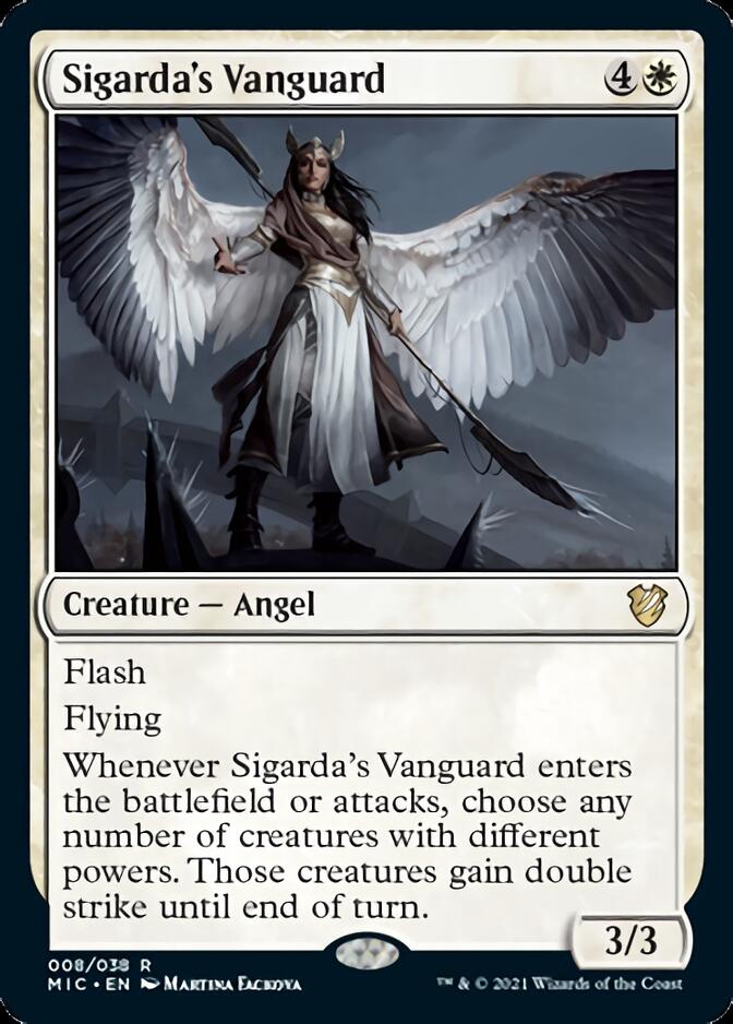 Sigarda's Vanguard [Innistrad: Midnight Hunt Commander] | Boutique FDB TCG