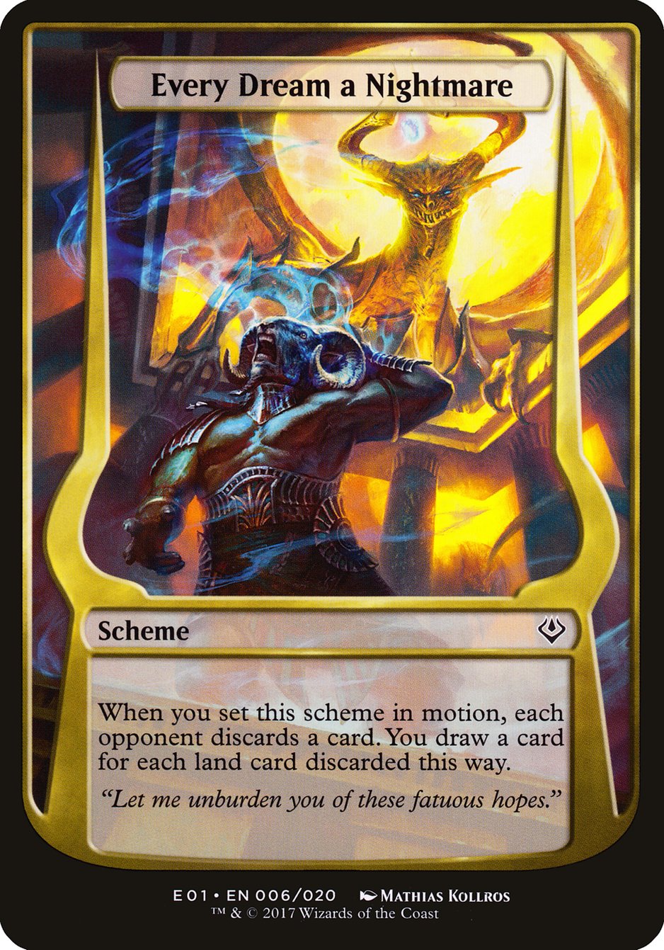 Every Dream a Nightmare (Schemes) [Archenemy: Nicol Bolas Schemes] | Boutique FDB TCG