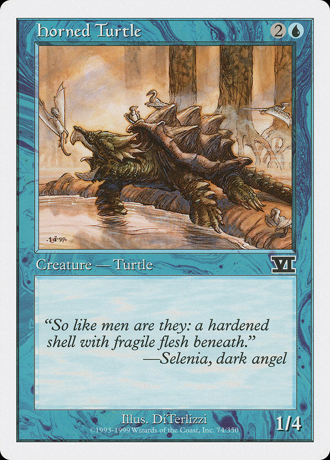 Horned Turtle [Classic Sixth Edition] | Boutique FDB TCG