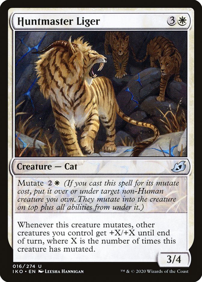 Huntmaster Liger [Ikoria: Lair of Behemoths] | Boutique FDB TCG