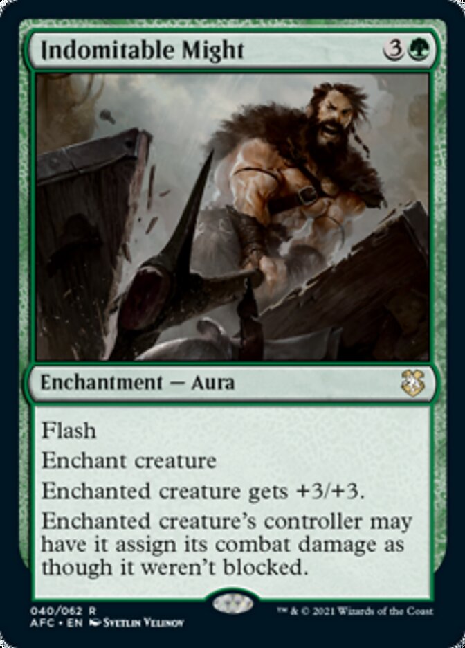 Indomitable Might [Dungeons & Dragons: Adventures in the Forgotten Realms Commander] | Boutique FDB TCG