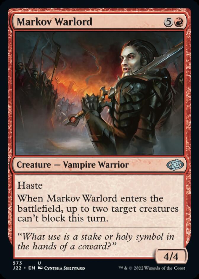 Markov Warlord [Jumpstart 2022] | Boutique FDB TCG