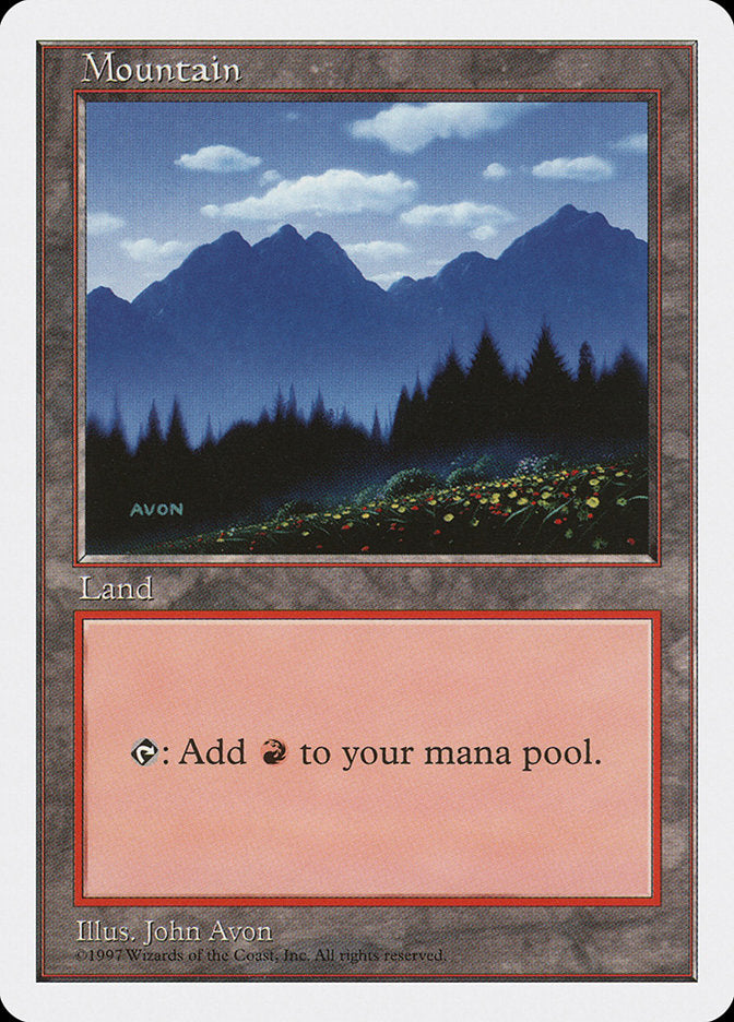 Mountain (445) [Fifth Edition] | Boutique FDB TCG