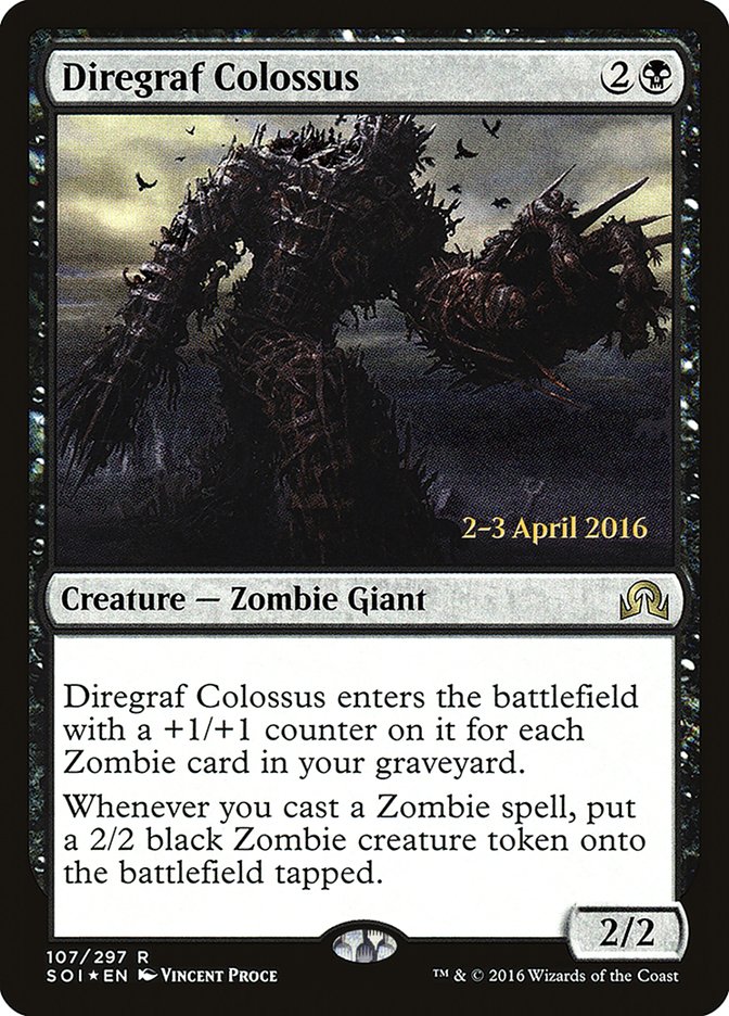 Diregraf Colossus [Shadows over Innistrad Prerelease Promos] | Boutique FDB TCG